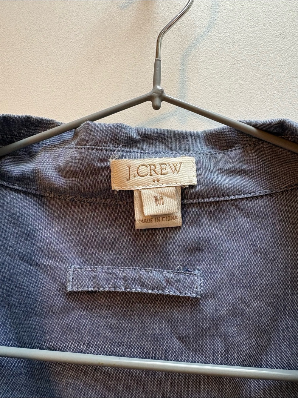 J. Crew Lightweight Long-Sleeve Chambray Shirt in Blue - Picture 2 of 6